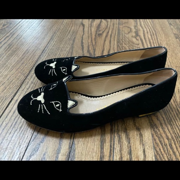 Charlotte Olympia Shoes - Charlotte Olympia Kitty Flats 5 35